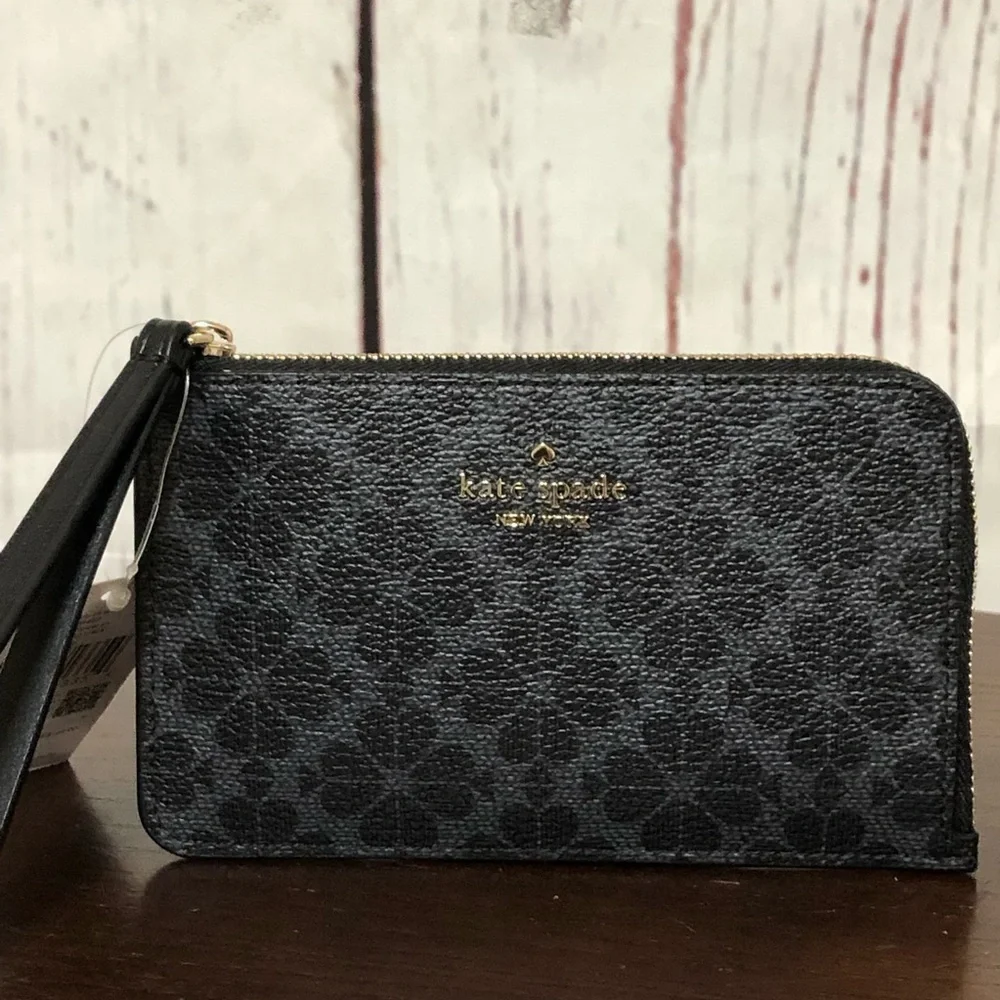 Kate Spade Black Wristlet